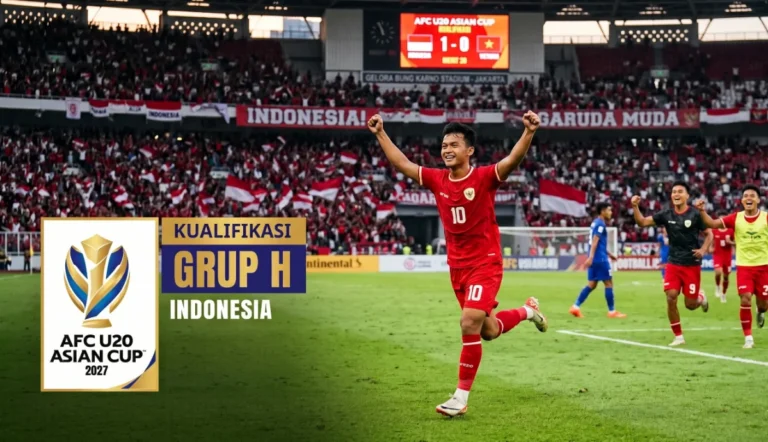 Timnas U-20 Indonesia di Grup H kualifikasi Piala Asia U-20 2027