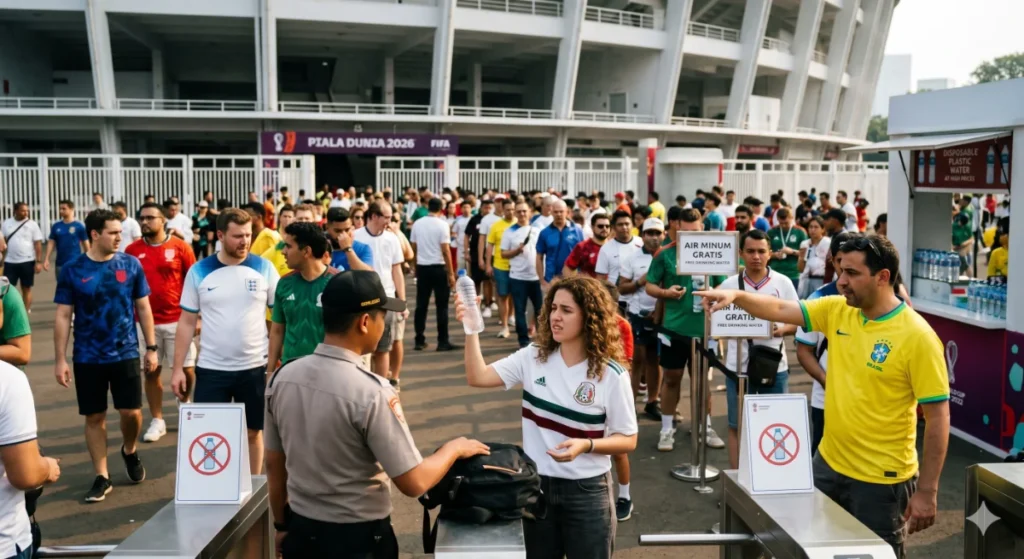 FIFA melarang botol minum isi ulang masuk stadion Piala Dunia 2026
