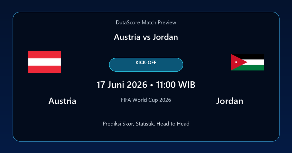 Prediksi Austria vs Jordan