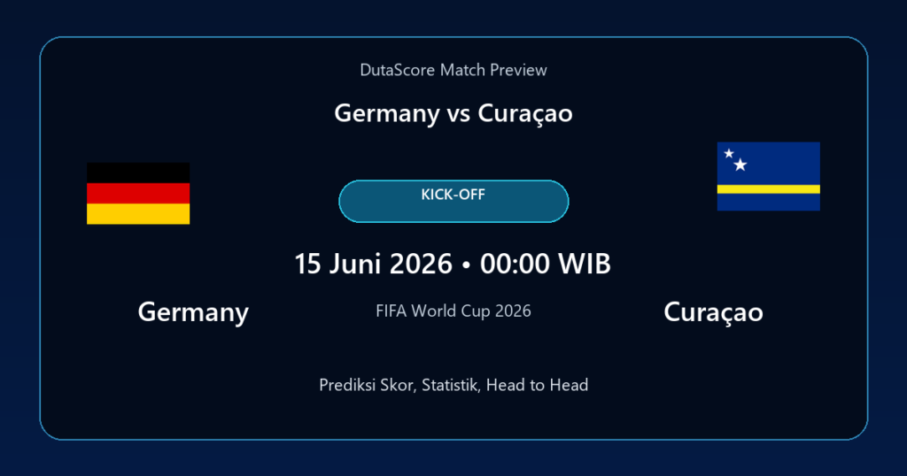 Prediksi Germany vs Curaçao