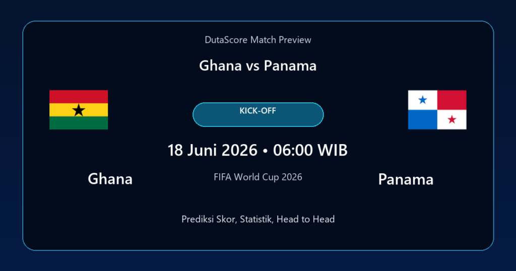 Prediksi Ghana vs Panama