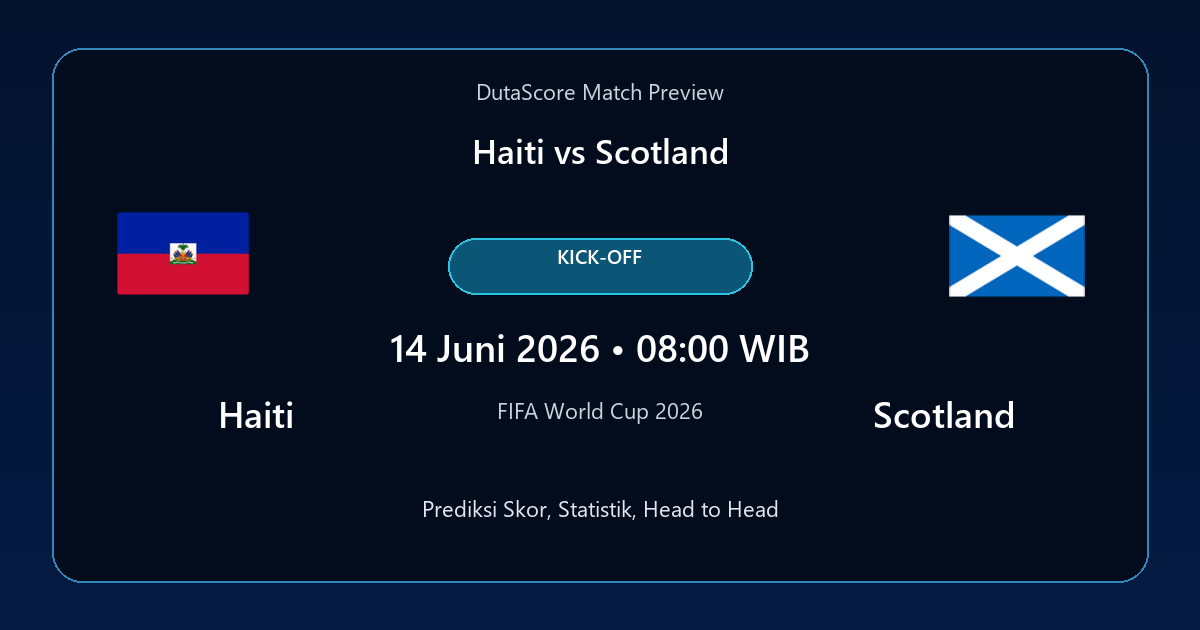 Prediksi Haiti vs Scotland