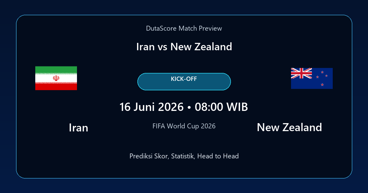 Prediksi Iran vs New Zealand