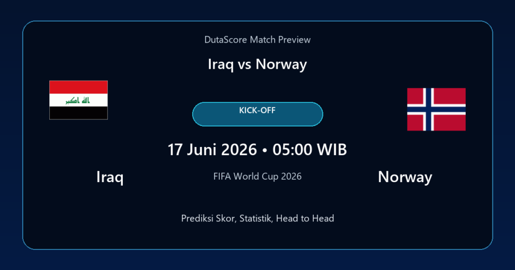 Prediksi Iraq vs Norway
