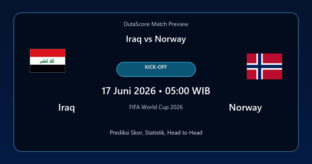 Prediksi Iraq vs Norway