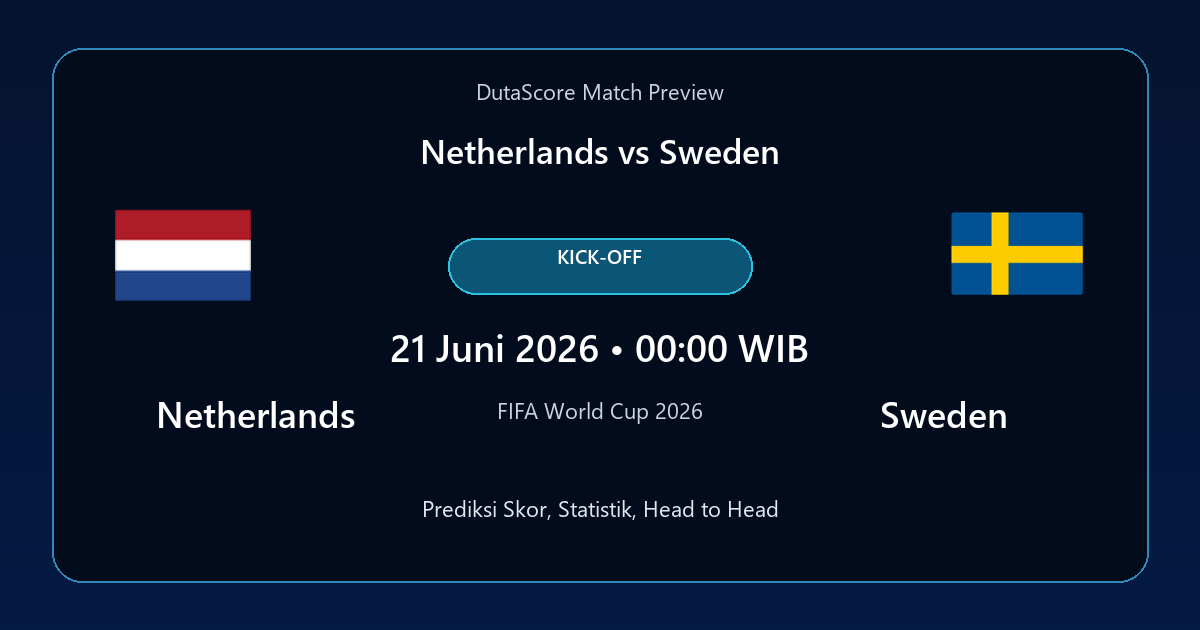 Prediksi Netherlands vs Sweden