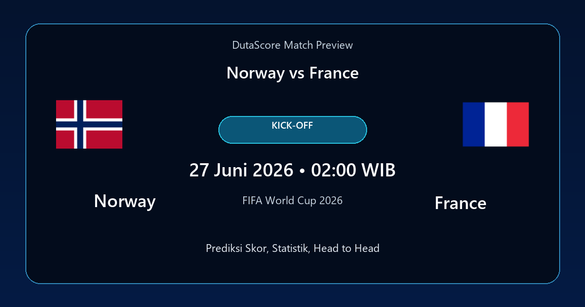 Prediksi Norway vs France