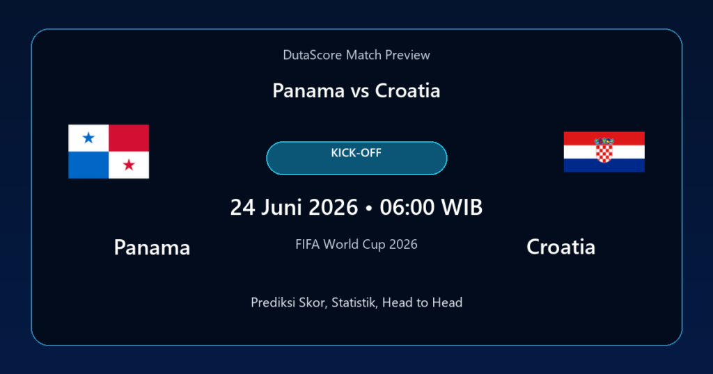 Prediksi Panama vs Croatia