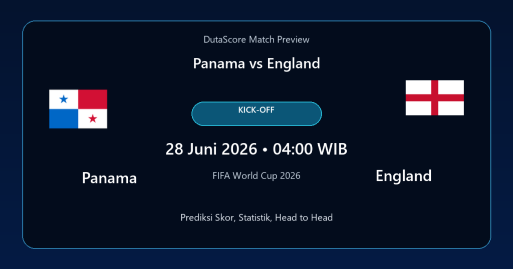 Prediksi Panama vs England