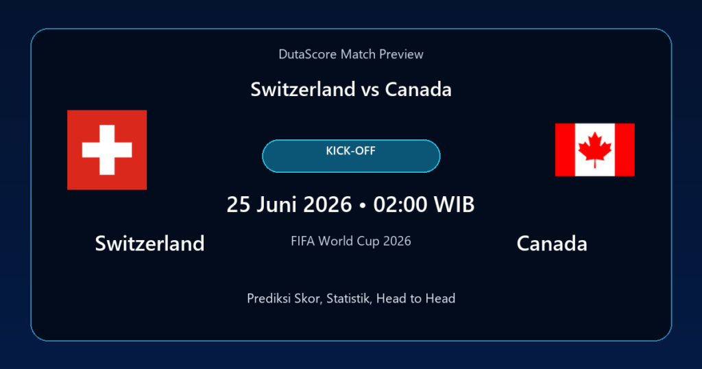 Prediksi Switzerland vs Canada