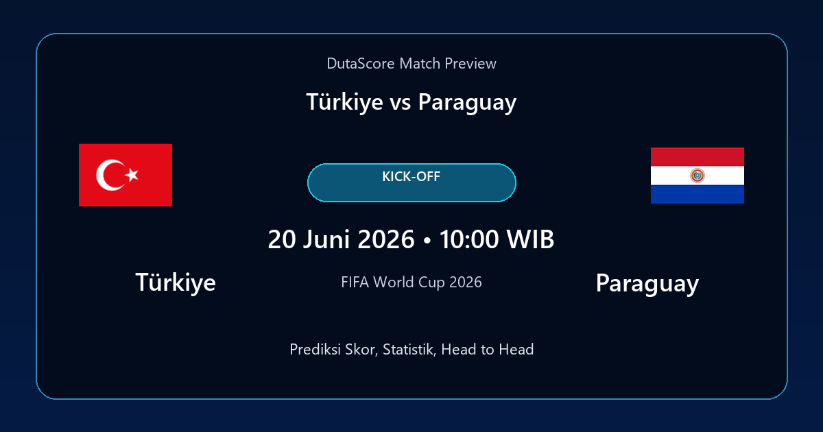 Prediksi Türkiye vs Paraguay